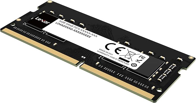 Lexar SODIMM DDR4 RAM 16GB 3200 MHz, 260-Pin SODIMM Laptop Memory